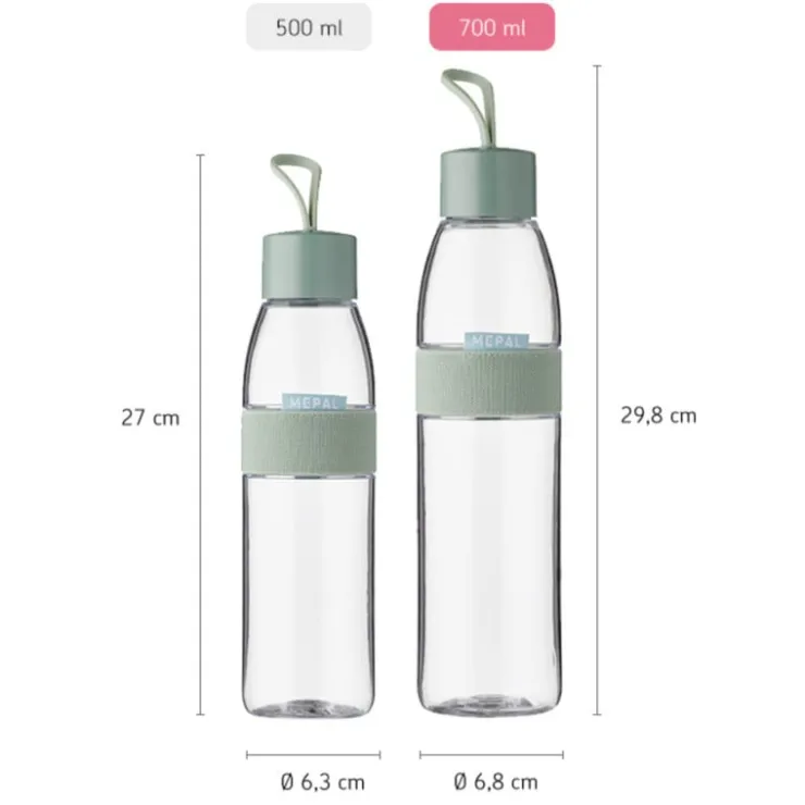 Mepal waterfles groot - lichtgroen - 700 ml- Drinkflessen