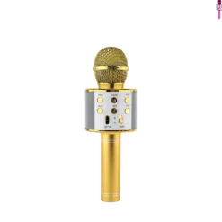Xenos Microfoon karaoke - diverse kleuren - ø7x22.5 cm- Spellen|Kerstcadeaus