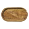 Xenos Mini dienblad acacia - bruin - 20x11 cm- Dienbladen|Kerst Bakken