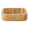 Xenos Mini schaaltje bamboe - 7x7 cm- Buitenservies|Schalen