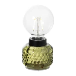 Xenos Mini tafellamp - groen - ø8x17 cm- Tafellampen