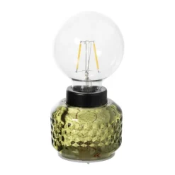 Xenos Mini tafellamp - groen - ø8x17 cm- Tafellampen