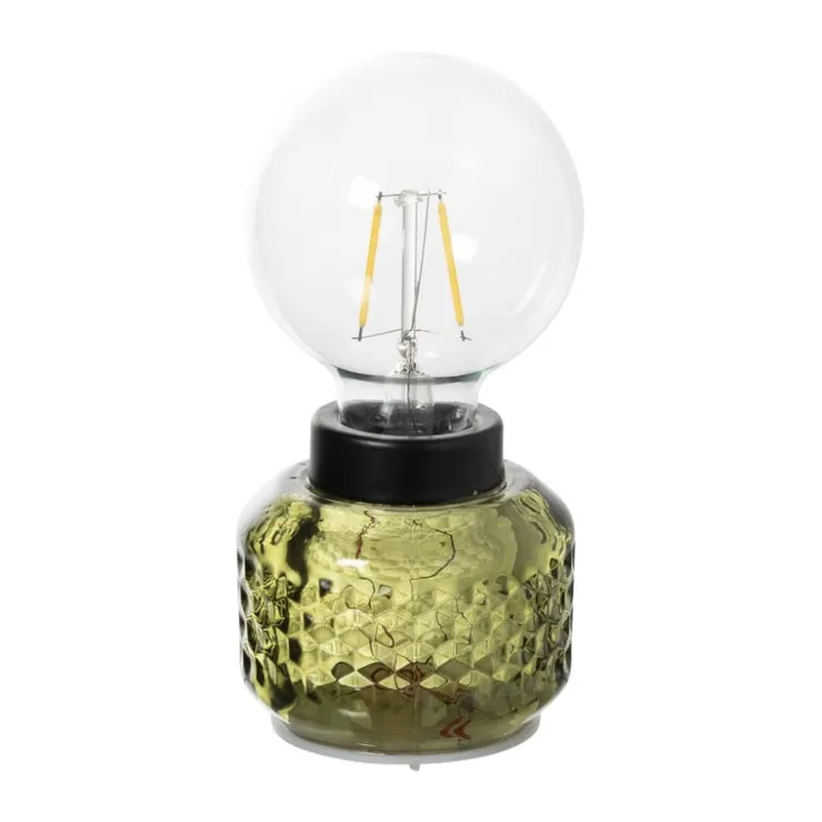 Xenos Mini tafellamp - groen - ø8x17 cm- Tafellampen