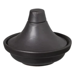 Xenos Mini tajine - mat zwart - ø10.5 cm- Ovenschalen