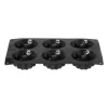 Xenos Mini tulband bakvorm - siliconen - 3.5x29x17 cm- Bakvormen|Kerst Bakken