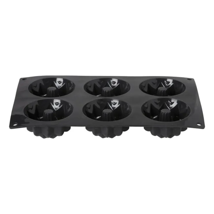 Xenos Mini tulband bakvorm - siliconen - 3.5x29x17 cm- Bakvormen|Kerst Bakken