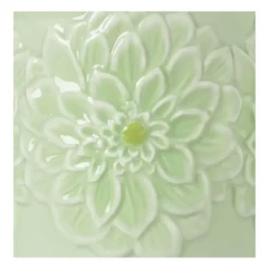 Xenos Mok bloem - groen - 225 ml- Mokken