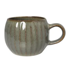 Xenos Mok bol reactive glaze - grijs - 480 ml- Mokken