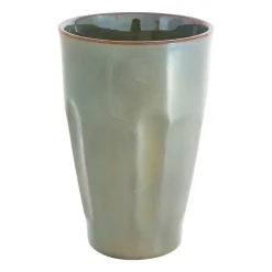 Xenos Mok facet - groen - 360 ml- Mokken
