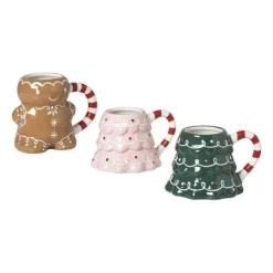 Xenos Mok gingerman - bruin- Kerst|Kerstcadeaus
