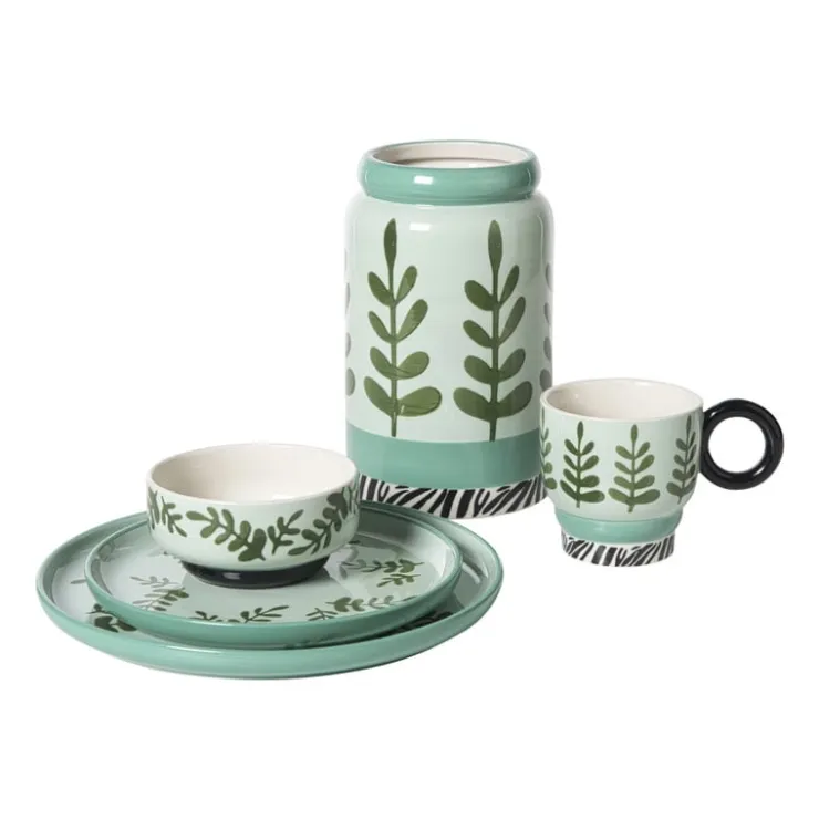 Xenos Mok jolie - groen - 430 ml- Mokken|Kerstservies