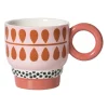 Xenos Mok jolie - roze - 430 ml- Mokken|Kerstservies
