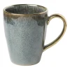 Xenos Mok met gouden oortje - groen - 250 ml- Mokken