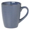 Xenos Mok Relief - blauw - 300 ml- Mokken