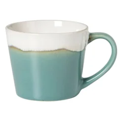 Xenos Mok roots groot - turquoise - 410 ml- Mokken
