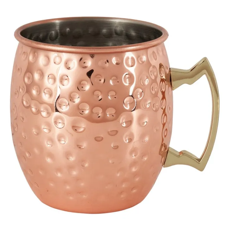 Xenos Moscow cocktail beker - koperkleurig - 500 ml- Cocktailglazen