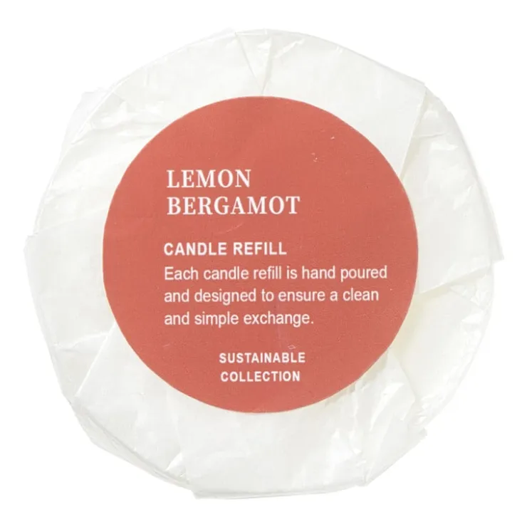 Xenos Navulling geurkaars - lemon bergamot - 350 gram- Geurkaarsen|Geurkaarsen
