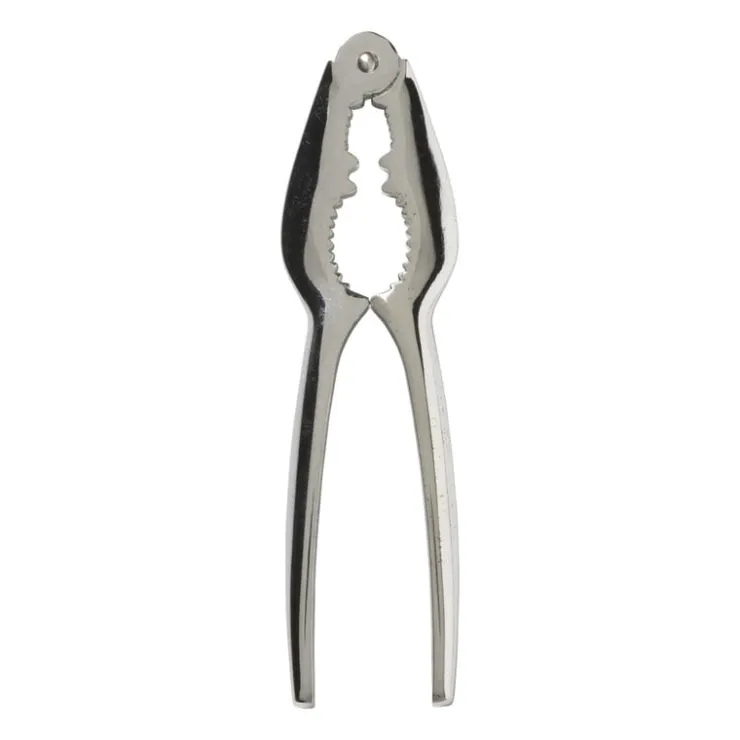 Xenos Notenkraker London - zilverkleurig - 16.5 cm- Keukengerei