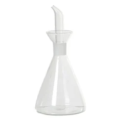 Xenos Olie schenkfles met handvat - glas - 300 ml- Kerst Bakken