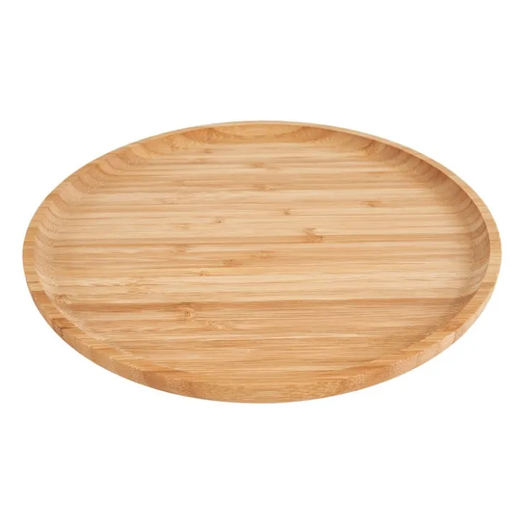Xenos Onderbord - bamboe - ø26.5cm- Borden