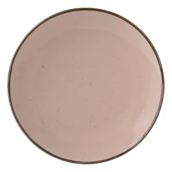 Xenos Ontbijtbord Emma - roze - ø21 cm- Borden