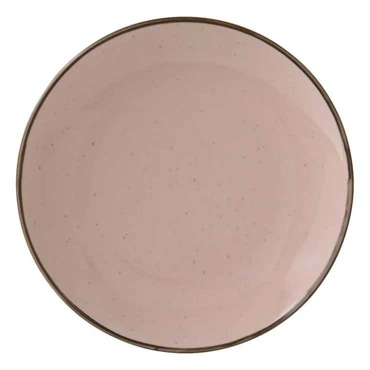 Xenos Ontbijtbord Emma - roze - ø21 cm- Borden