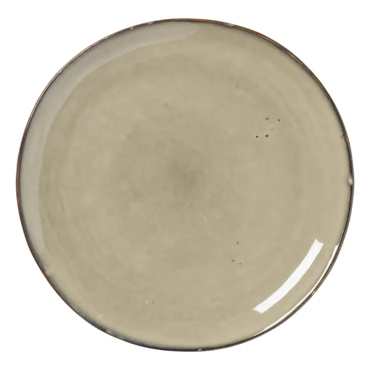 Xenos Ontbijtbord Toscane - beige - ø20.5 cm- Borden