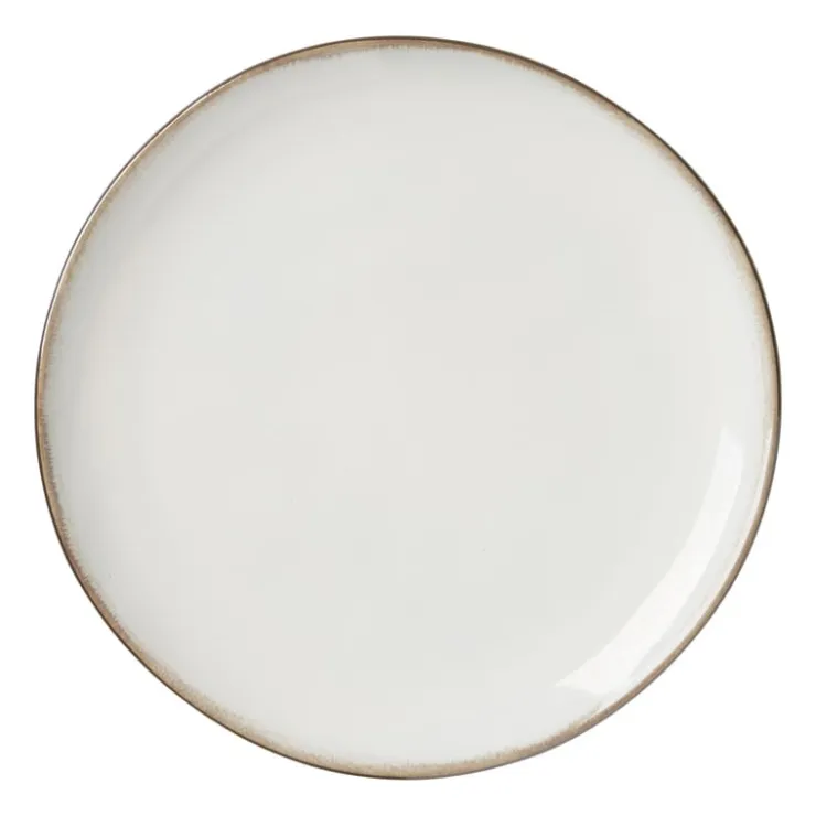 Xenos Ontbijtbord Toscane - wit - ø20.5 cm- Borden