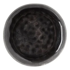 Xenos Ontbijtbord Toscane - zwart - ø20.5 cm- Borden