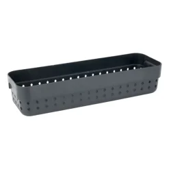 Xenos Opbergbakje - m - zwart - 7.8x23.8x5 cm- Opbergbakken