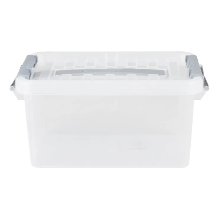 Xenos Opbergbox met handvat - 5 liter - 14x30x19.5 cm- Opbergboxen