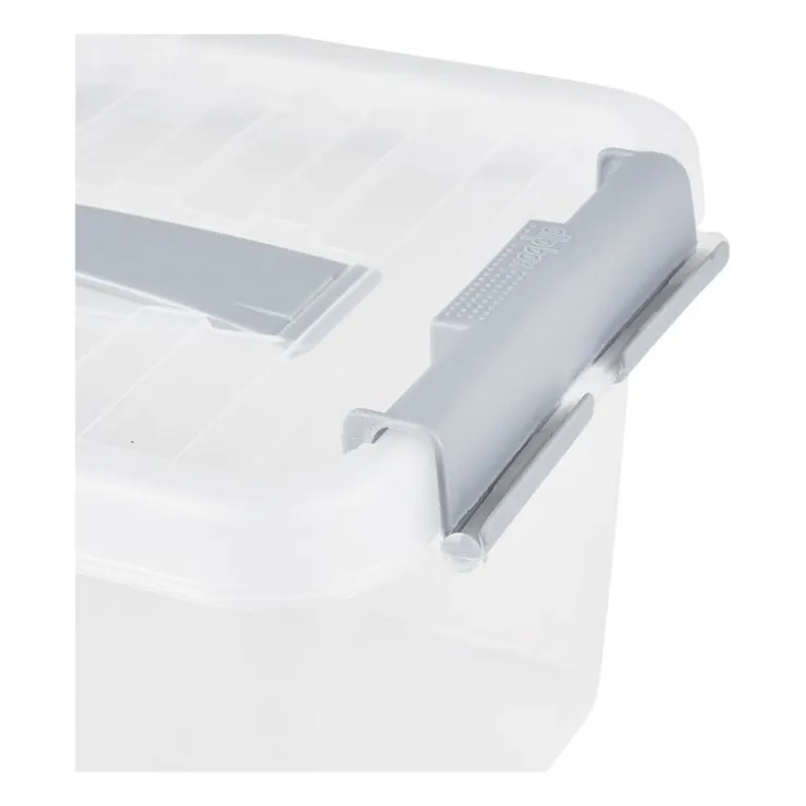 Xenos Opbergbox met handvat - 5 liter - 14x30x19.5 cm- Opbergboxen
