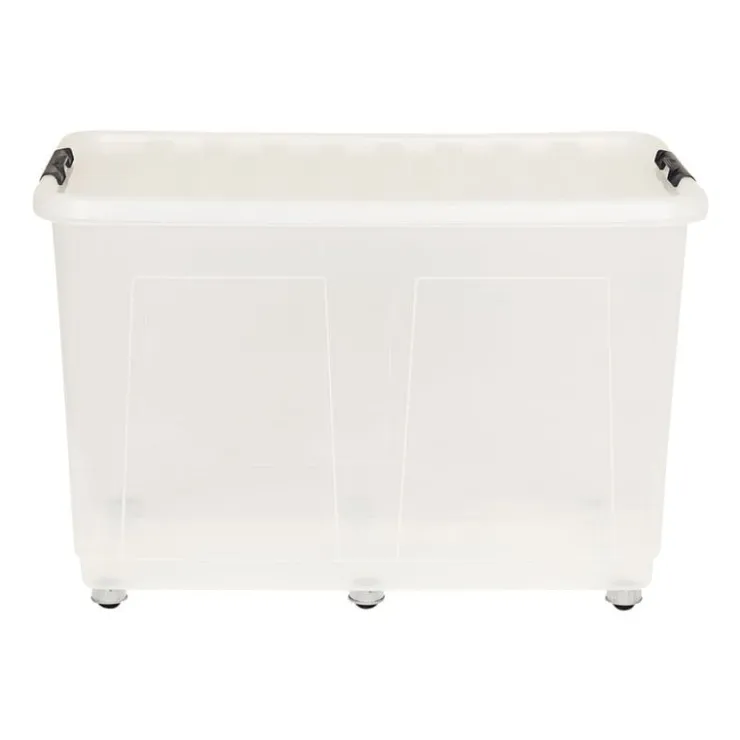 Xenos Opbergbox met wieltjes - 150 liter - 76x48.5x50 cm- Opbergboxen