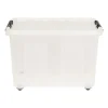 Xenos Opbergbox met wieltjes - 75 liter - 40x60x40 cm- Opbergboxen