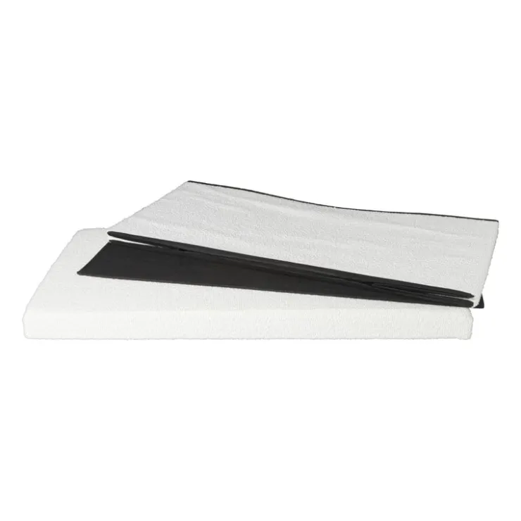 Xenos Opbergbox Teddy opvouwbaar - wit - 38x76x38 cm- Opbergboxen
