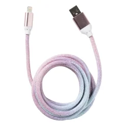 Xenos Oplaadkabel USB naar lightning - 2 meter - regenboog- Opladers