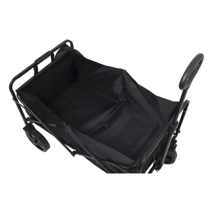Xenos Opvouwbare bolderkar - zwart - 103x54x108 cm- Festivals