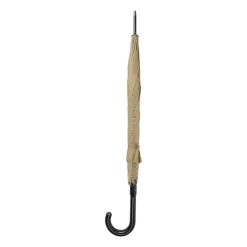 Xenos Opvouwbare paraplu - beige - 116 cm- Paraplu'S