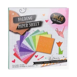 Xenos Origami boekje 180 pagina's - 15x15 cm- Kleurboeken|Knutselspullen