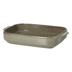Xenos Ovenschaal Toscane L - groen - 6.5x33x21 cm- Ovenschalen|Kerstservies