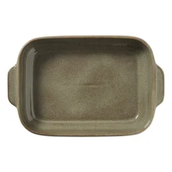 Xenos Ovenschaal Toscane L - groen - 6.5x33x21 cm- Ovenschalen|Kerstservies