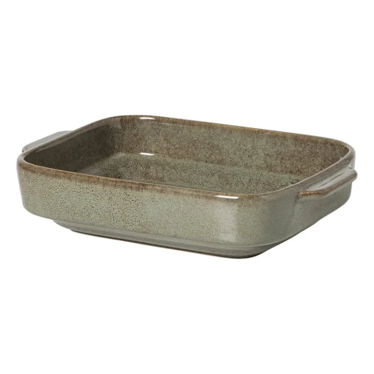 Xenos Ovenschaal Toscane S - groen - 5x22x15 cm- Ovenschalen