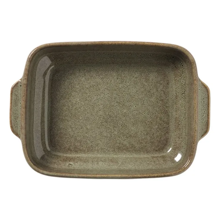 Xenos Ovenschaal Toscane S - groen - 5x22x15 cm- Ovenschalen