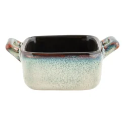 Xenos Ovenschaaltje met grepen s - diverse kleuren - 7x7x3 cm- Ovenschalen