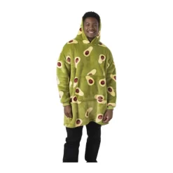 Xenos Oversized hoodie avocado - one size - polyester- Winterartikelen