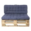 Xenos Palletkussens 120x80 cm - donkerblauw - set van 2- Kussens