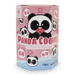 Xenos Panda biscuit - cherry - 40 gram- Snoep