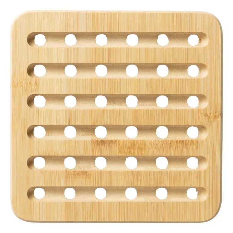 Xenos Panonderzetter bamboe - diverse varianten - 20x20 cm- Onderzetters