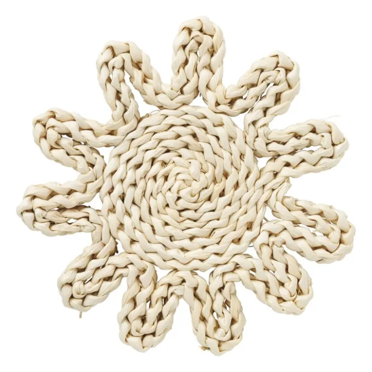 Xenos Panonderzetter bloem - mais - ø20 cm- Onderzetters