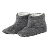 Xenos Pantoffels gemeleerd - donkergrijs - maat 39-40- Winterartikelen|Kerstcadeaus